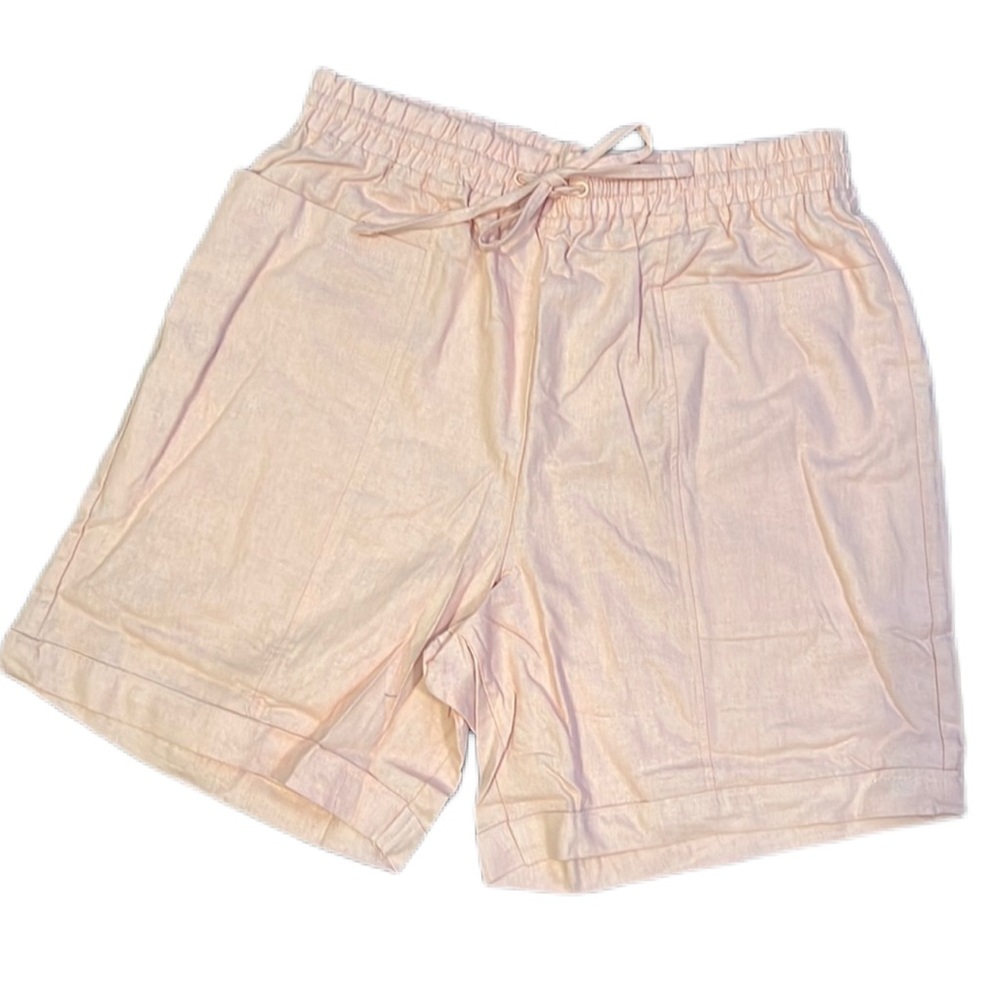 NWT Gloria Vanderbilt Jenna Bermuda Shorts Light Pink